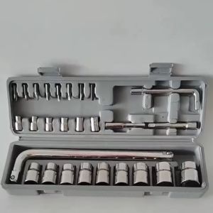 Kunci Shock Set 27in1 Kunci Sok Set 27pcs Full Set Repair Tools Sok Wrench 27pcs Toolkit Serbaguna