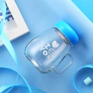YUYOU | Creative Heat-resistant Handle Cover Filter Glass Cup