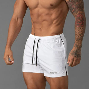 Mens Sportswear Breathable Quick Drying Bodybuilding Shorts Mens Gym Training Male Athletes Beach Shorts
