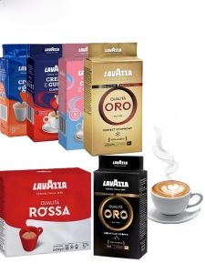 กาแฟแห้งแบบมีกลิ่นหอมและเข้มข้น Lavazza ORO Classic Espresso Ground Coffee Beans 250 กรัม บรรจุในถุง