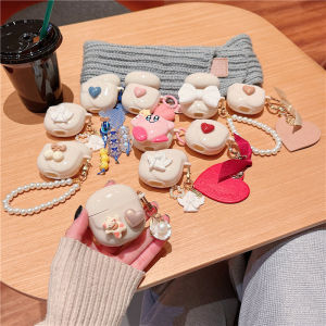 Cute Cartoon Protective Bluetooth Earphone Case for EDIFIER TO-U3 plus Soft TPU Shell Cinnamon Dog Design Earbud Storage Box
