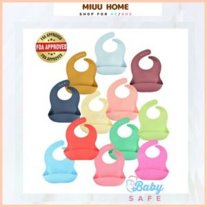 Bibs Baby Silicone Feeding Blw Bib Colorful Adjustable Bibs Food Grade Baby Apron Lapik Makan Baby Bib Makan Baby