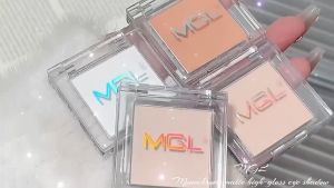 MGL Matte Monochrome Eyeshadow Long Lasting Nature Pure White Brightening Highlighter Eye Shadow Makeup