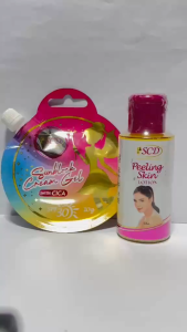 SCD Sunblock Cream Gel with Cica and SCD Peeling Lotion 50ml