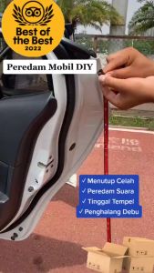 Karet Peredam Pintu Mobil Universal MODEL D Panjang 1 Meter Ketebalan 0.3cm Include Double Tape 3M