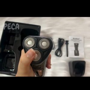 Máy cạo râu khô và ướt KEMEI KM-2805 công suất mạnh 5W màn hình LED hiển thị chống thấm nước cạo khô và ướt đều được - Hàng chính hãng nhập khẩu PECA