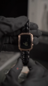 Jam Tangan Wanita Alexandre Christie Digi AC 9495 LHBBRBA Black Dial Black Stainless Steel Strap + Box Set Xtra Geniune Leather Strap