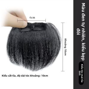 Miếng Dán Đường Tóc M-Shaped Nam Tóc Thật Gài Vào Trán