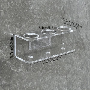 1PC Trong Suốt Giá Treo Bàn Chải Đánh Răng Điện Treo Tường Phòng Tắm Hiện Đại Giá Đựng Đồ Tiết Kiệm Không Gian Thiết Kế Nhựa Mịn