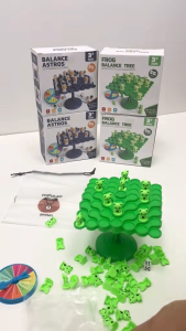 Balance Tree Board Game | Frog Astronaut Interactive Strategy Toys for kids | Party Game | HEYBABE