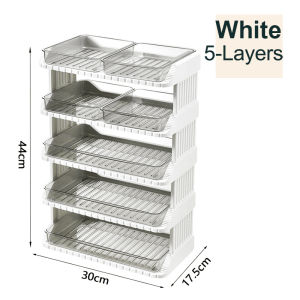 LIKHA Large Capacity Cosmetic Storage Rack Desktop Drawer Style Multi Grid Transparent High-quality Cosmetic Storage Rack