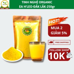 Tinh bột nghệ nguyên chất organic Đắk lắk mùi nghệ nhẹ nhàng vị không đắng
