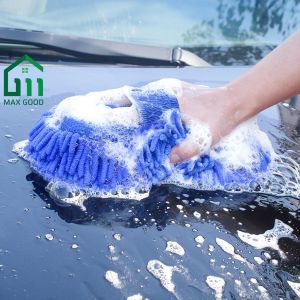 Găng tay bông vệ sinh xe Ô Tô chất liệu mềm siêu hút nước