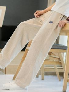 JIARONG | Quần Nam Mùa Hè Cotton-Linen Nhẹ