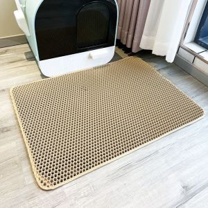 Cat Litter Mat Oversized Double-Layer Filter Anti-Bring out Litter Box Anti-Splash Sand Control Mat Pet Cat Supplies Complete Collection