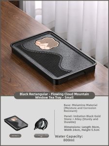 SHANGYANFANG | High-end Living Room Tea Tray for Dry Brewing Stone-like Design 2026 New Model