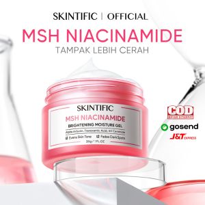 (GOSEND/COD) SKINTIFIC MSH BRIGHTENING MOISTURIZER GEL GLOWING CREAM