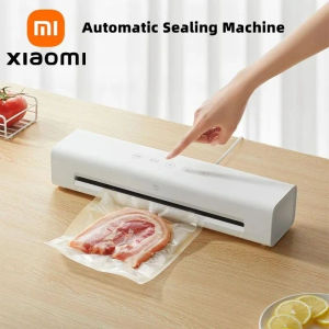 Xiaomi Mijia Automatic Vacuum Sealer Machine MJFKJ06XM -70KPa High Suction Sealing Length 300mm Food Air Sealing System Household Fresh-Keeping Sealer Smart Sealing Machine