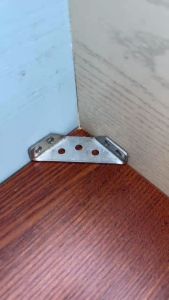 1/2ชิ้นตัวยึดมูมตัว เชื่อมต่อมูมเฟอร์นิเจอร์สเตนเลสสตีลสากล ตัวยึดมูมกรอบสแตนเลสสตีลเฟอร์นิเจอร์