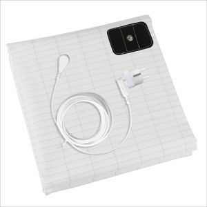 Grounding Bed Sheet US/UK/EU Plug Grounding Mat 10% Silver Fiber & 90% Organic Cotton Natural Healthy Energy Sleep Mat