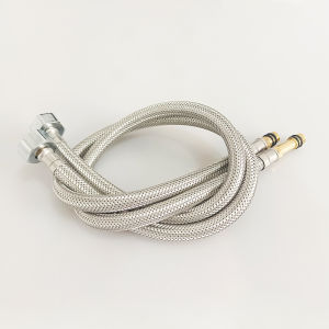 Kitchen Sink Cold and Hot Water Supply Stainless Steel Soft Hose