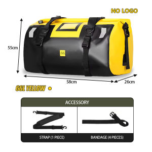 Universal Motorcycle Bags Waterproof Bag 40L 80L/90L Motorbike Dry Duffel Bag for TravelMotorcycling CyclingHikingCamping