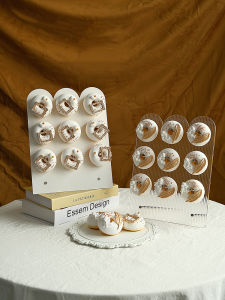 Creative Design Acrylic Donut Stand European Style Cake Stand Display Stand Iron Art Wedding Celebration Decoration Accessories