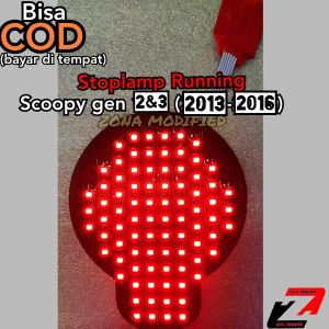stoplamp running honda scoopy tahun 2013-2016