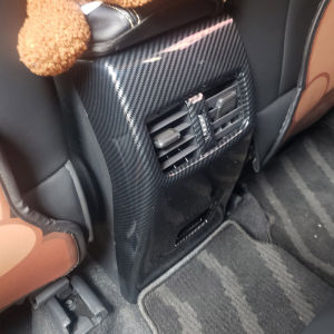 For Toyota Corolla Cross 2020-2023 2024 Interior Accessories Car Rear Armrest Air Outlet Trim Panel Cover Anti-Kick Pedal Sticker