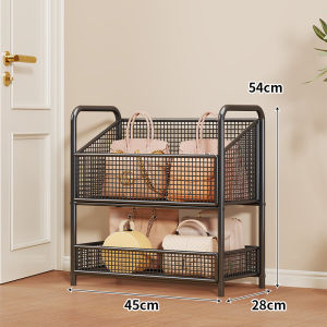 evesigar | Space Saving Bag Organizer Narrow Shelf