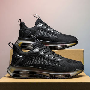 Summer Fashionable Mesh Dad Shoes Large Size Air Cushion Shock Absorption Breathable Mens Sports Running Shoes