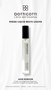 Upgrade DOTTICOTTI AZUR HORIZON EDP for Him 50ML - Clean and Aquatic scent of Long-Lasting Perfume