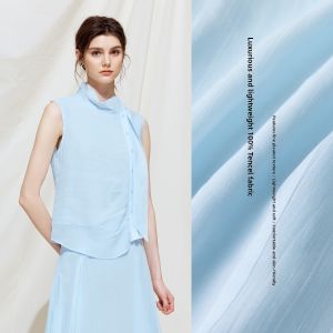BEIQIANI | Relaxed Elegant Lyocell Tied Top