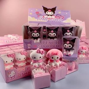 ดินสอลาย 3 แบบ การ์ตูน คุโรมิ / คิตตี้ 2 แบบ หัวการ์ตูน วัสดุทำจากซิลิโคน น่ารัก