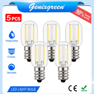 ไส้หลอดไฟ E14 E12 LED 1W มินิท่อหลอดเอดิสัน10W เทียบเท่า90% ประหยัดพลังงาน 220V สีขาวอบอุ่น กลางวัน เย็นไฟLED สีขาว สำหรับบ้าน 5ชิ้น