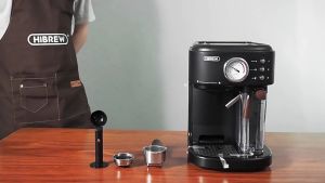 Máy pha cà phê Espresso chuyên nghiệp thương hiệu Mỹ HiBREW H8A cao cấp - Hàng Nhập Khẩu (Bảo Hành 12 Tháng)