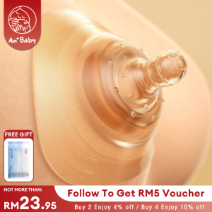 Bbet Nipple Shield Penghalang Puting - Pain Free Effective Solution for Latch Difficulties Flat or Inverted Nipples Non-Toxic & BPA-Free with Travel Case