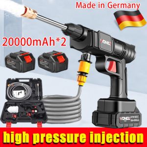 【Free tool box】portable pressure washer gun 24V Lithium Battery Wireless Car Washer spray gun water sprayer car washer high pressure Portable High Pressure Washer 50000kpa 2 batteries Cleaning Water Gun Garden Sprayer High Pressure Water Pump