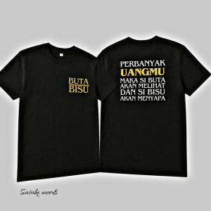 KAOS DESAIN KATA KATA KEREN - KATA KATA MOTIVASI - KATA KATA BIJAK KAOS PREMIUN COTTON COMBED 24S