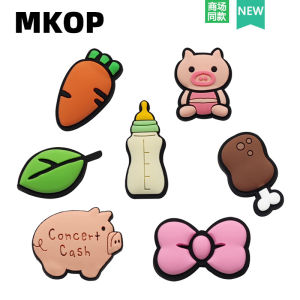 Phụ Kiện Giày Crocs MKOP Khóa Giày Hoa Lá Bò Bú Bình Trang Trí Phù Hợp Cho Cross/Crocs Thời Trang Mùa Hè 2024