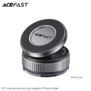 Aluminum Alloy Electric Suction Cup 360°Rotated Car Bracket Vacuum Magnetic Phone Holder For Iphone17 16 Samsung Huawei Xiaomi