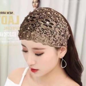 เรียบหรู หมวกคลุมผมสำหรับผู้หญิง รุ่นใหม่ 2024 ปกปิดผม สีขาว เส้น ผ้าคลุมศีรษะแบบตาข่าย ลูกไม้ ชิ้น หมวกคลุมผมสำหรับเดินทาง ระบายอากาศได้ดี ฤดูร้อน