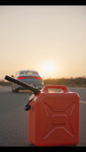 Petrol Jerry Can Fuel Tank 5L/10L/20L Heavy Duty Oil Container with Hose Anti-Spill Petrol Storage Can for Car Motorcycle ATV Tong Minyak