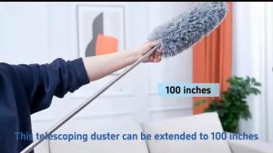 Original Kemoceng Microfiber 280CM Bisa Ditekuk & Panjang Pembersih Langit-Langit AC Lemari Kemoceng Fleksibel Bisa Ditarik
