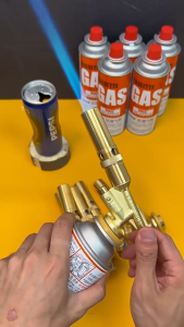 All Bronze Gas torch Welding Nozzle Heat Flame Gun Bronze Brazing Blow Torch Propane Gas Plumbing