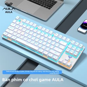 AULA | Bàn Phím Cơ Thể Thao Điện Tử 87 Phím Switch Xanh