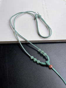 สร้อยคอจี้หยกไข่มุกสีทองทำมือปรับได้ เครื่องประดับแฟชั่นแบบใหม่ อุปกรณ์ DIY อุปกรณ์ทำเครื่องประดับ