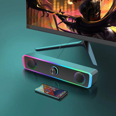 Loa Bluetooth 4D Âm Thanh Vòm Soundbar Có Dây Stereo Loa Siêu Trầm Cho Laptop PC TV Theater USB Aux 