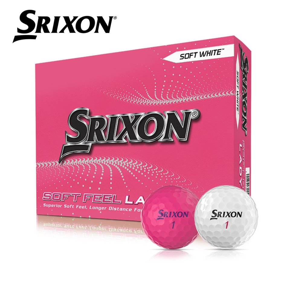 [Srixon] Soft Feel Lady Golf Ball (Pink&White) / New Version / 1 Dozen (12p)