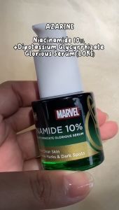 [BPOM] AZARINE x Marvel Niacinamide 10% + Dipotassium Glycyrrhizate Glorious Serum Essence Bright Crystal Clear Ampoule 20ml